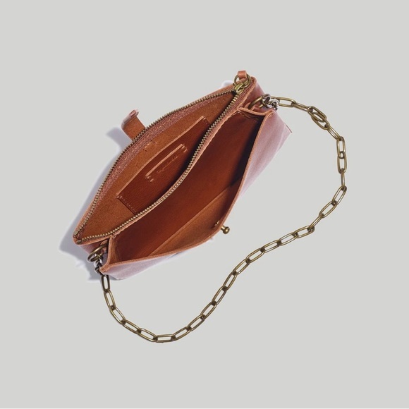 MADEWELL The‎ Transport Accordion Crossbody Tan - Picture 2 of 9